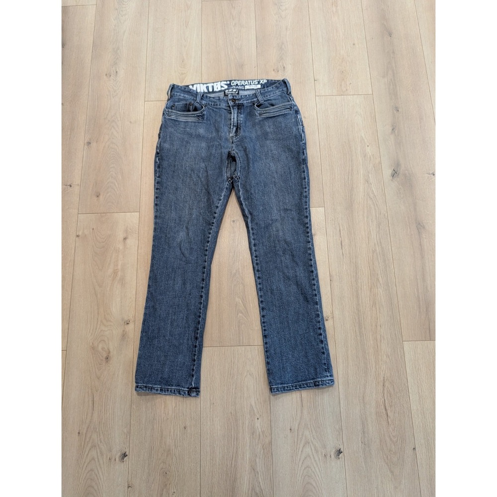 Viktos Operatus XP Tactical Jeans Mens 30x30 Blue Straight Leg Denim Mid Rise